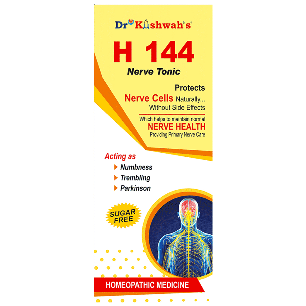 Dr Kushwah's Nerve Tonic Sugar Free bottle of 225 ml Tonic