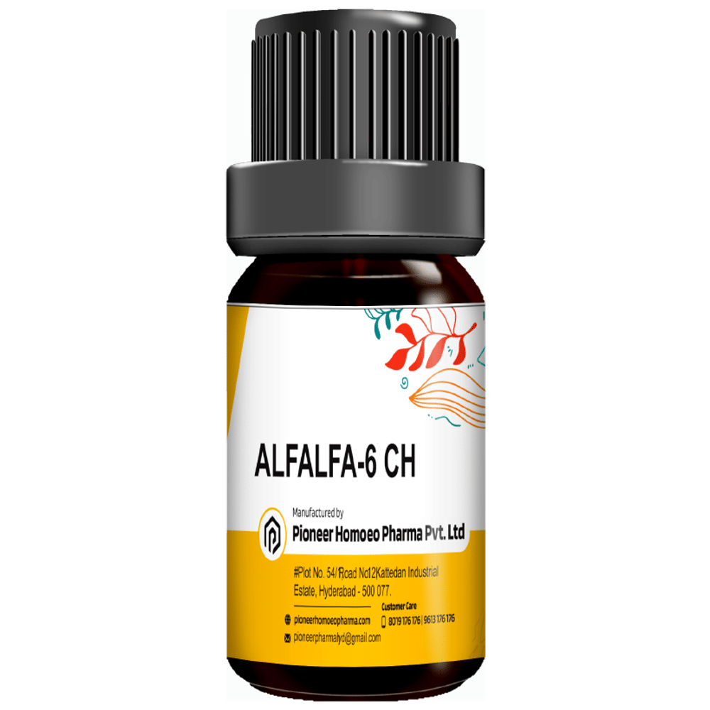 Pioneer Pharma Alfalfa Globules Pellets Multidose Pills 6 CH bottle of 150 tablets Pioneer Pharma Alfalfa Globules Pellets Multidose Pills 6 CH bottle of 150 tablets