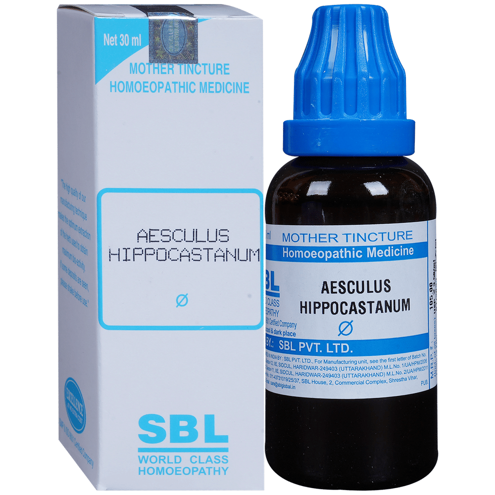 SBL Aesculus Hippocastanum Mother Tincture Q bottle of 30 ml Mother Tincture