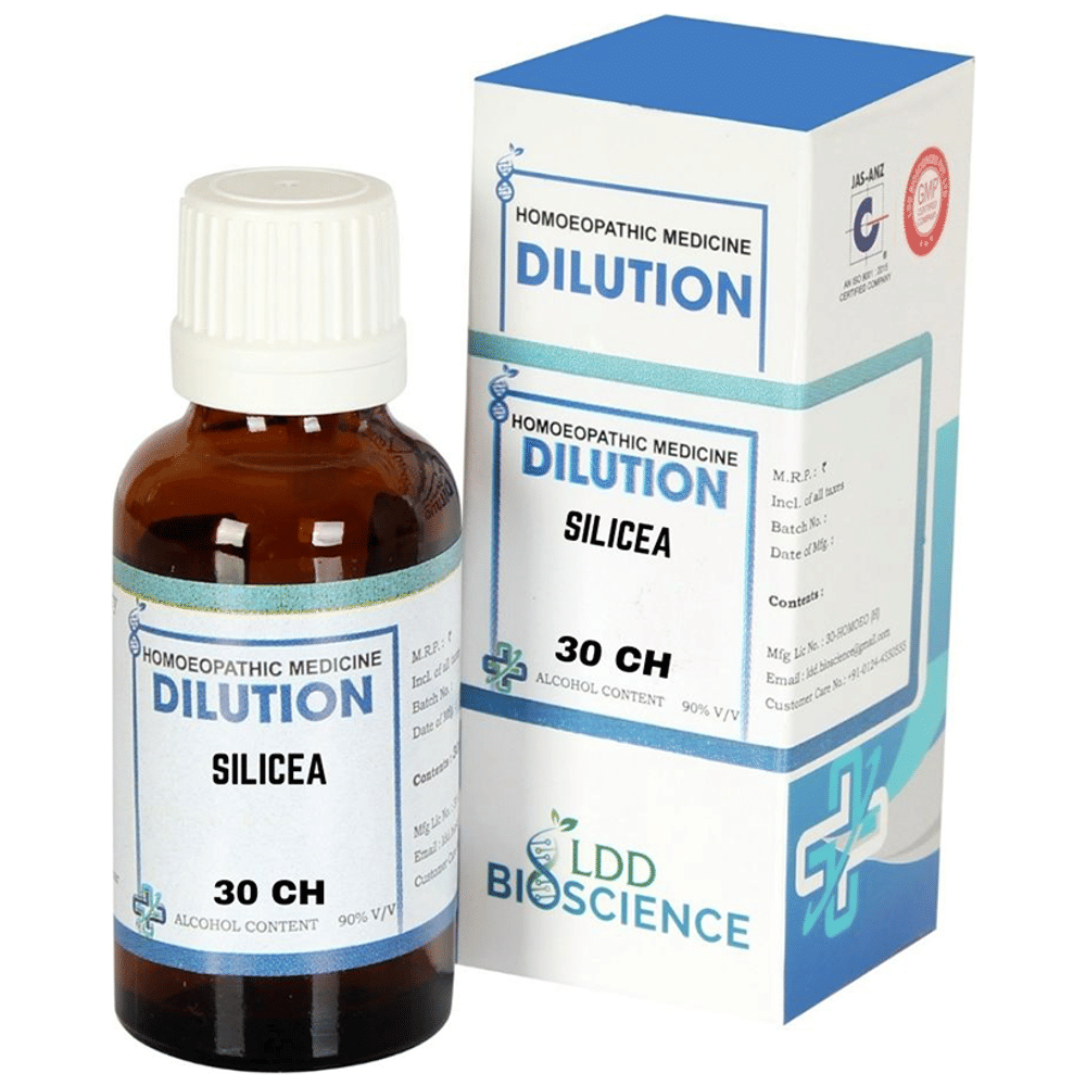LDD Bioscience Silicea Dilution 30 CH bottle of 30 ml Dilution