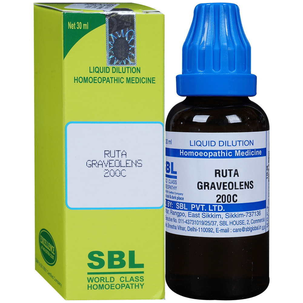 SBL Ruta Graveolens Dilution 200 CH bottle of 30 ml Dilution