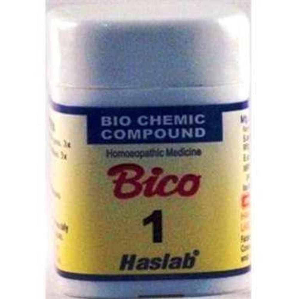 Haslab Bico 1 Biochemic Compound Tablet bottle of 20 gm Tablet Haslab Bico 1 Biochemic Compound Tablet bottle of 20 gm Tablet