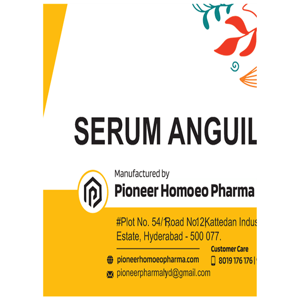 Pioneer Pharma Serum Anguillae Globules Pellets Multidose Pills 30 CH bottle of 150 tablets