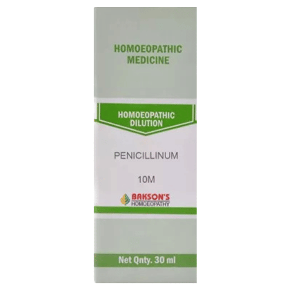 Bakson's Homeopathy Penicillinum Dilution 10M bottle of 30 ml Dilution Bakson's Homeopathy Penicillinum Dilution 10M bottle of 30 ml Dilution