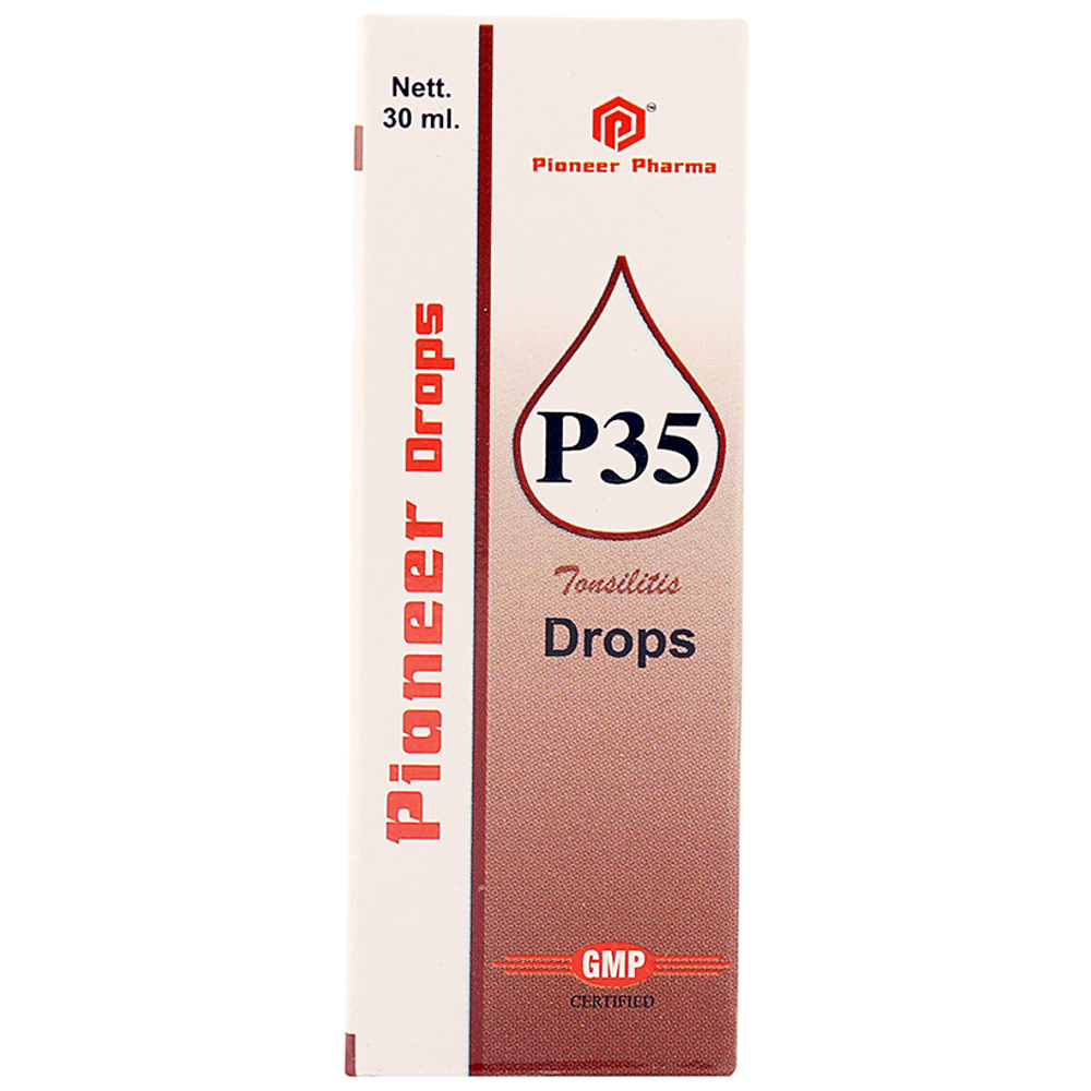 Pioneer Pharma P35 Tonsilitis Drop bottle of 30 ml Drop