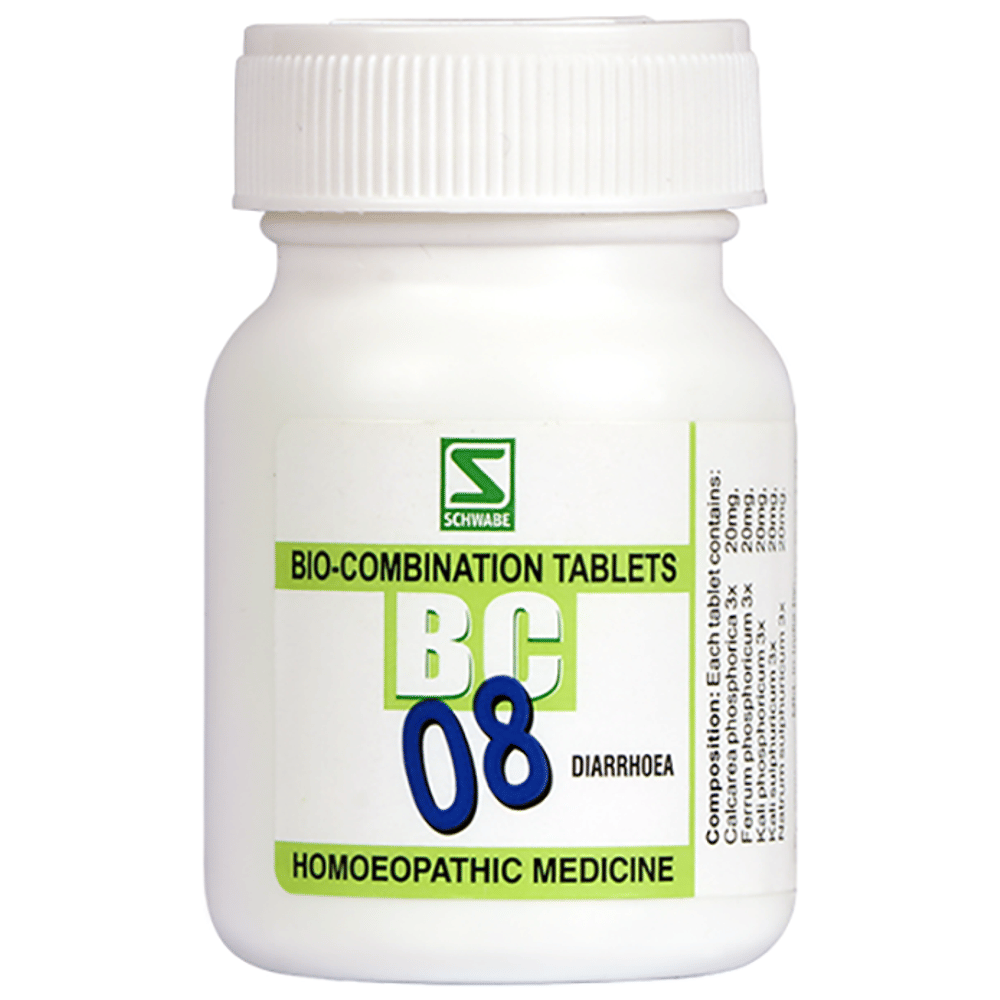 Dr Willmar Schwabe India Bio-Combination 08 (BC 08) Tablet bottle of 20 gm Biocombination Tablet