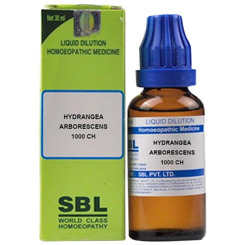 SBL Hydrangea Arborescens Dilution 1000 CH bottle of 30 ml Dilution