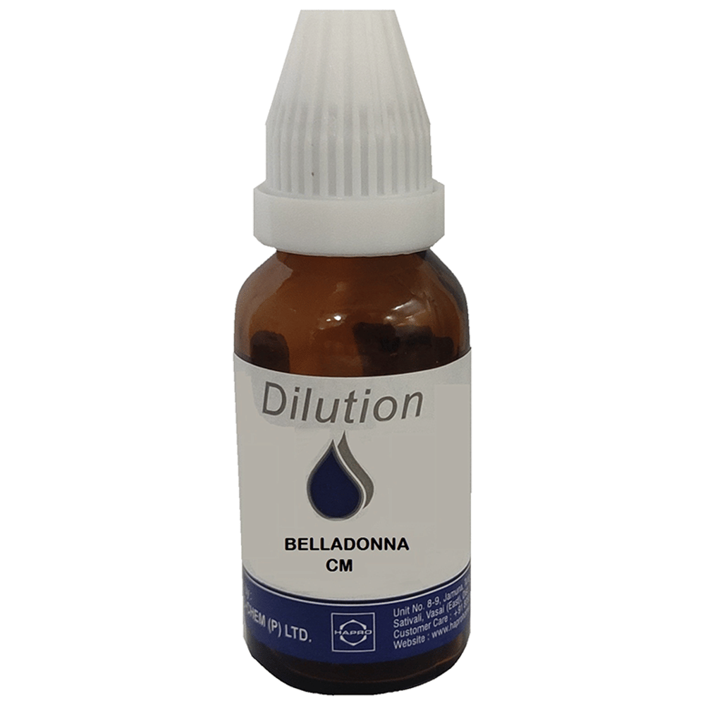 Hapro Belladonna Dilution CM bottle of 100 ml Dilution