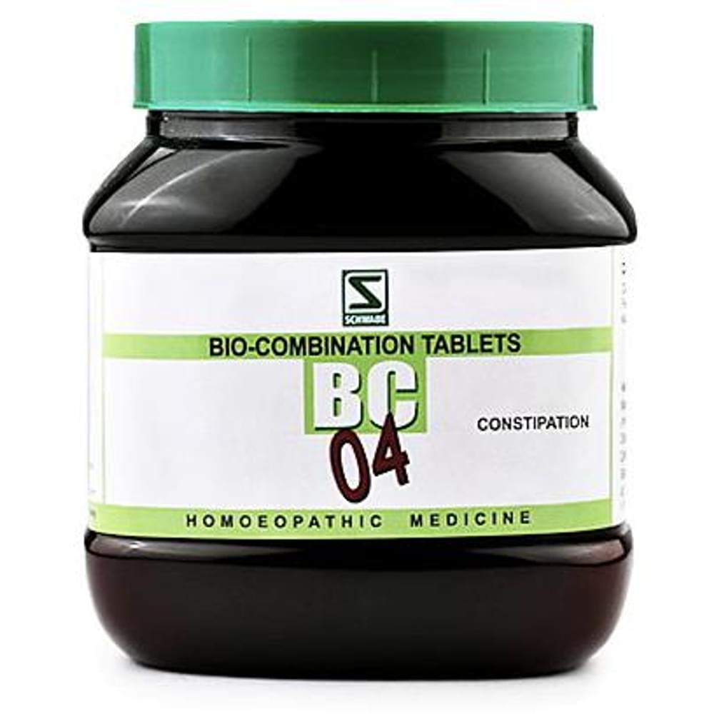 Dr Willmar Schwabe India Bio-Combination 04 (BC 04) Tablet bottle of 550 gm Biocombination Tablet
