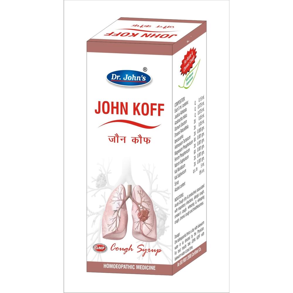 Dr. Johns John Koff Syrup bottle of 120 ml Syrup Dr. Johns John Koff Syrup bottle of 120 ml Syrup