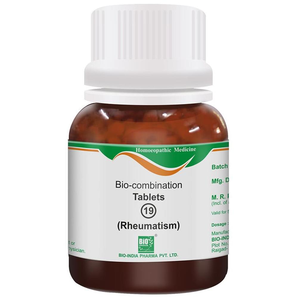 Bio India Bio-combination 19 Tablet bottle of 25 gm Biocombination Tablet Bio India Bio-combination 19 Tablet bottle of 25 gm Biocombination Tablet