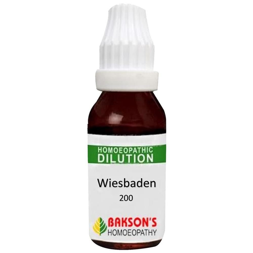 Bakson's Homeopathy Wiesbaden Dilution 200 CH bottle of 30 ml Dilution