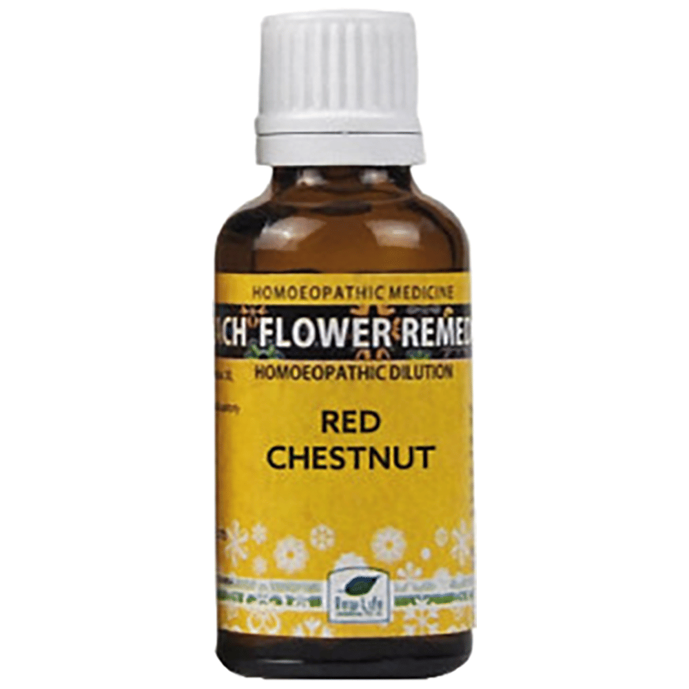 New Life Bach Flower Red Chestnut 30 bottle of 100 ml Dilution