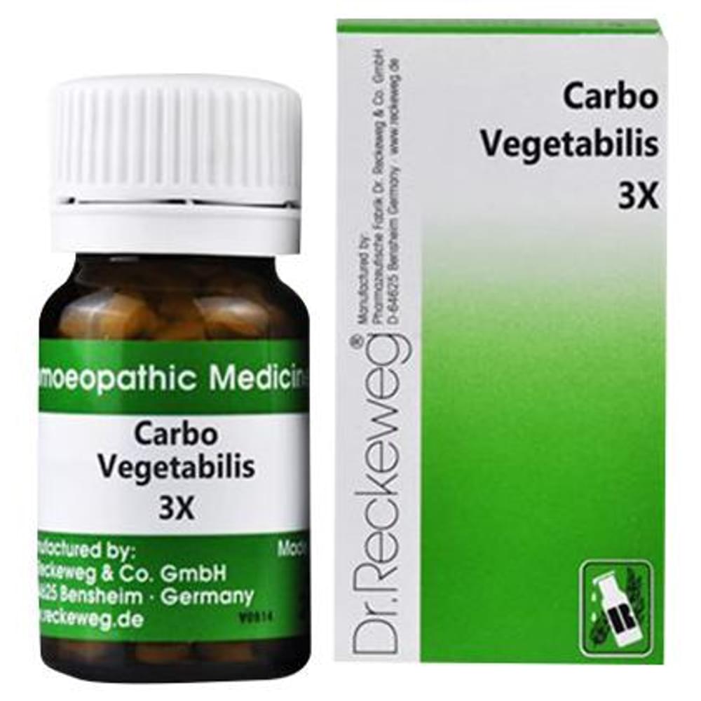 Dr. Reckeweg Carbo Vegetabilis Trituration Tablet 3X bottle of 20 gm Trituration Tablet