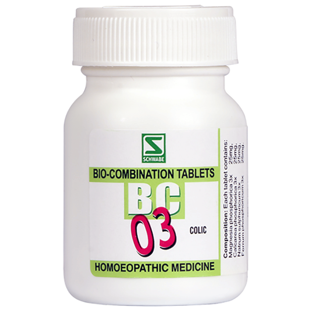 Dr Willmar Schwabe India Bio-Combination 03 (BC 03) Tablet bottle of 20 gm Biocombination Tablet