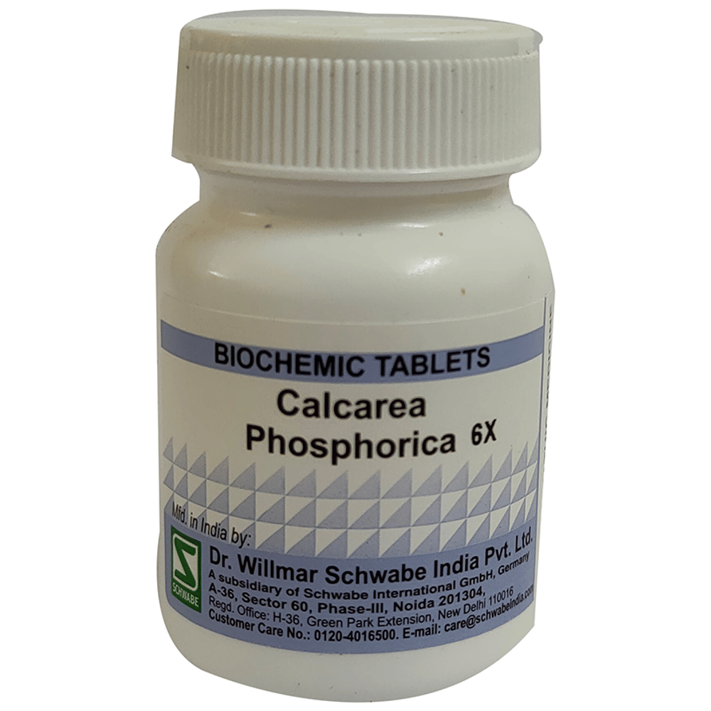Dr Willmar Schwabe India Calcarea Phosphorica Biochemic Tablet 6X bottle of 20 gm Biochemic Tablet Dr Willmar Schwabe India Calcarea Phosphorica Biochemic Tablet 6X bottle of 20 gm Biochemic Tablet