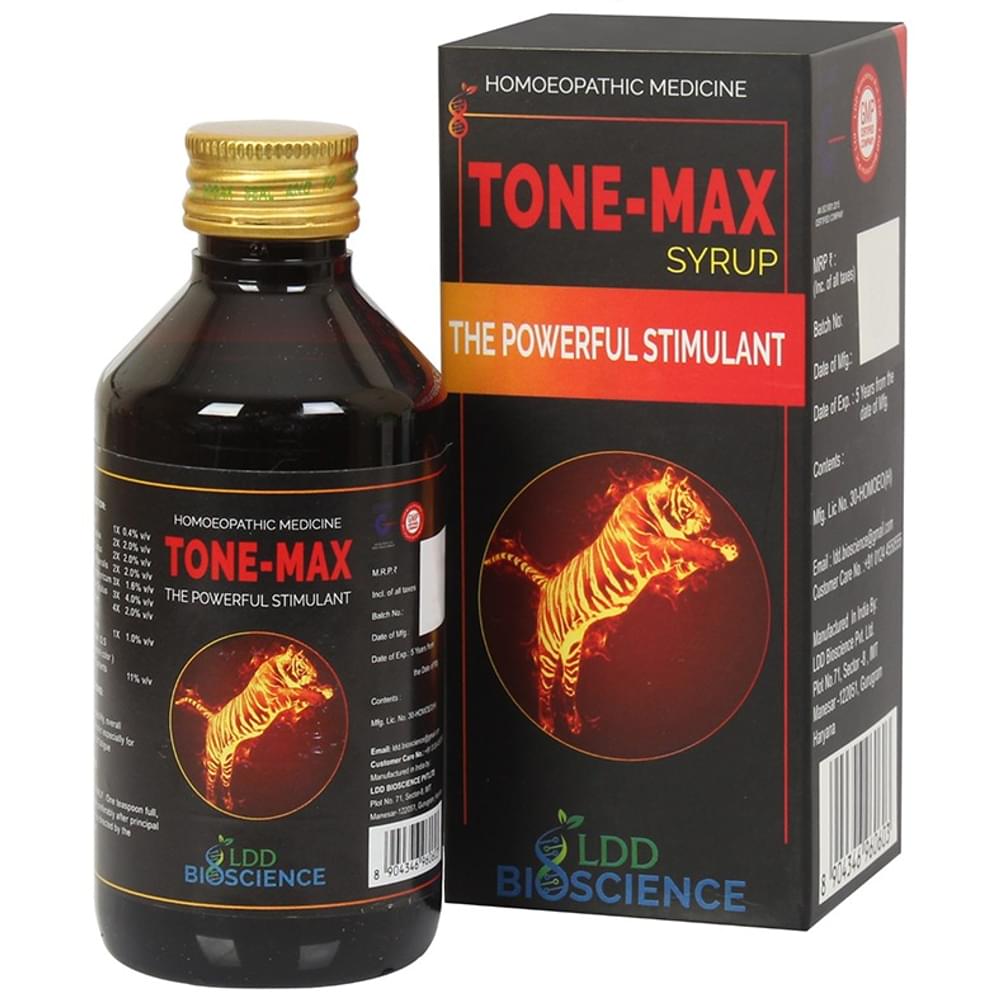LDD Bioscience Tone-Max Syrup bottle of 180 ml Syrup