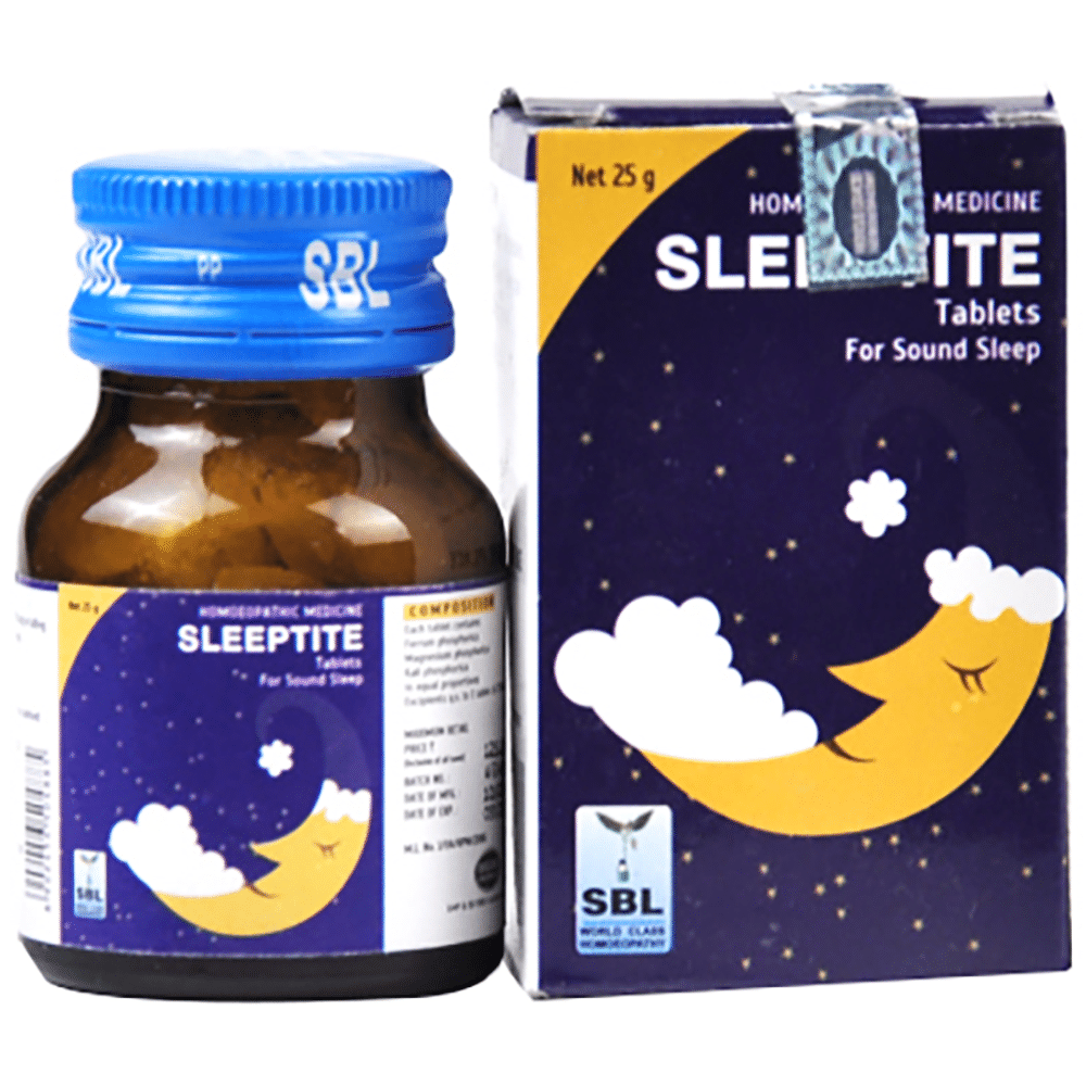 SBL Sleeptite Tablet bottle of 25 gm Tablet