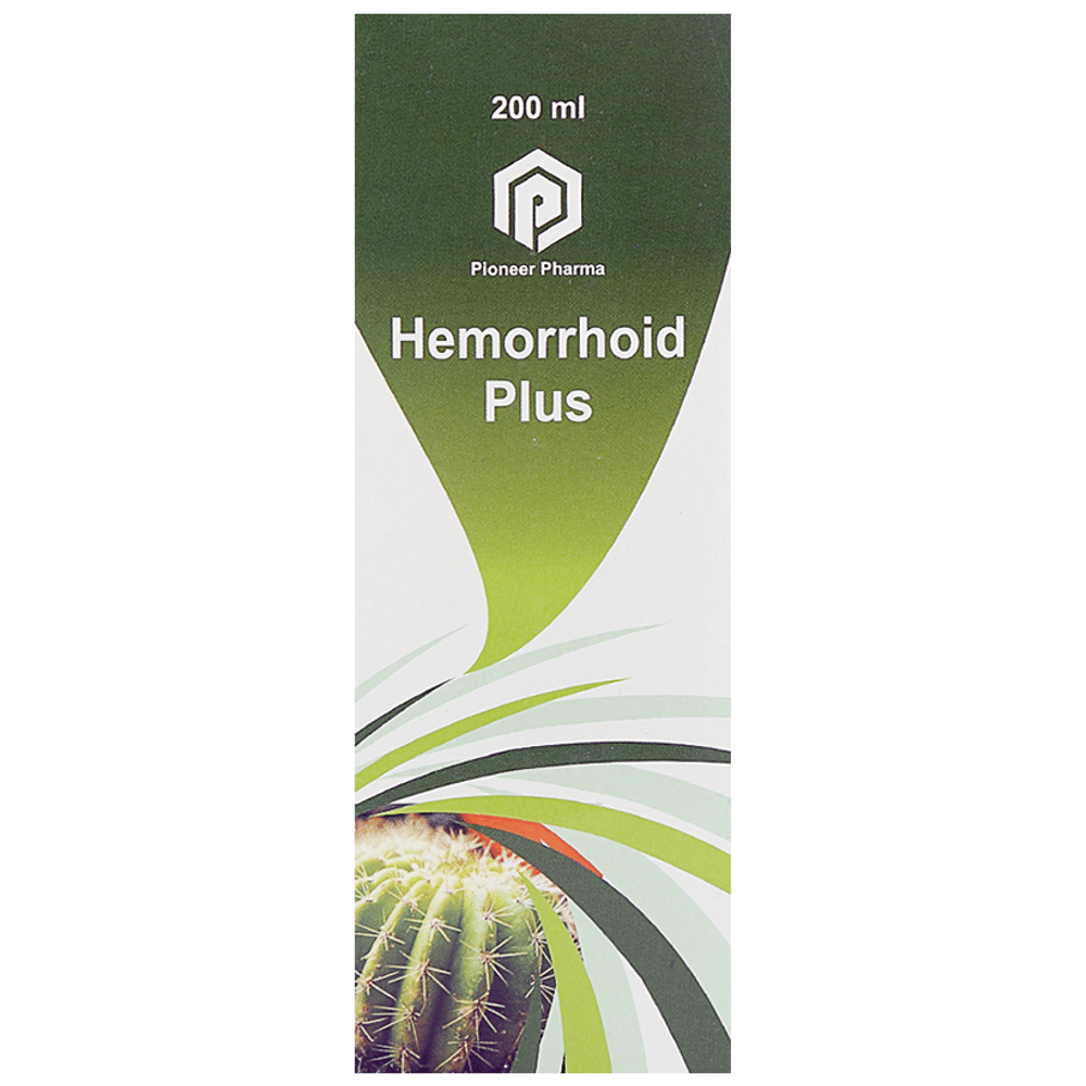 Pioneer Pharma Hemorrhoid Plus Syrup (200ml Each) combo pack of 2 bottles