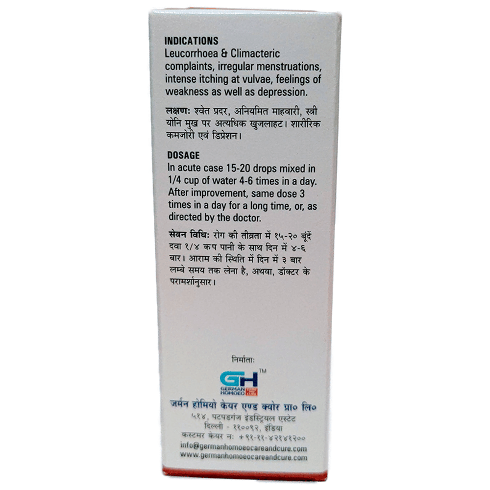 German's 509 Leucorrhoea & Climacteric Drop bottle of 30 ml Drop