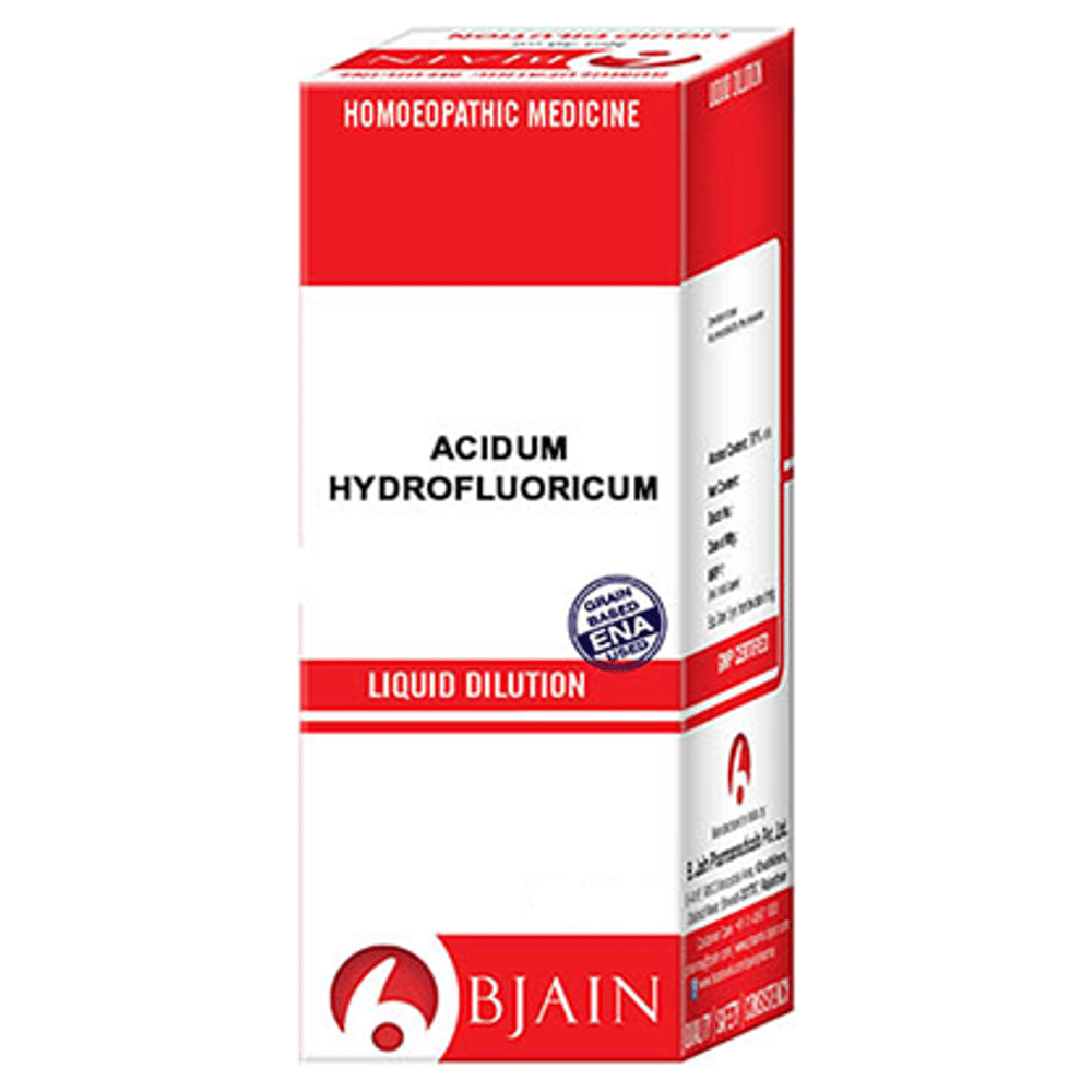 Bjain Acidum Hydrofluoricum Dilution 50M CH bottle of 30 ml Dilution