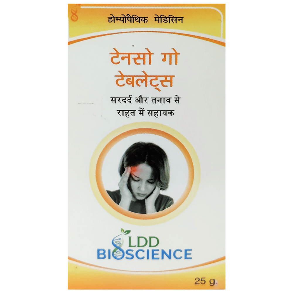LDD Bioscience Tenso Go Tablet bottle of 25 gm Tablet