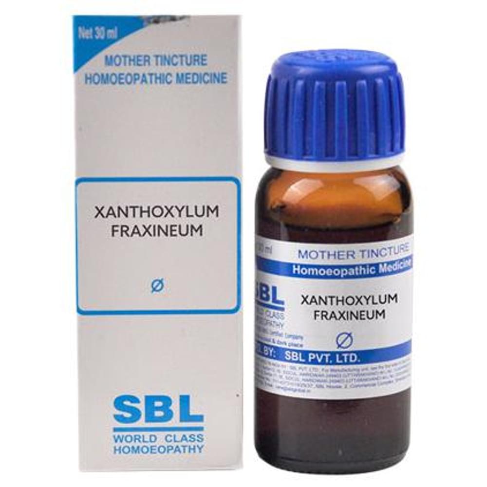 SBL Xanthoxylum Fraxineum Mother Tincture Q bottle of 30 ml Mother Tincture