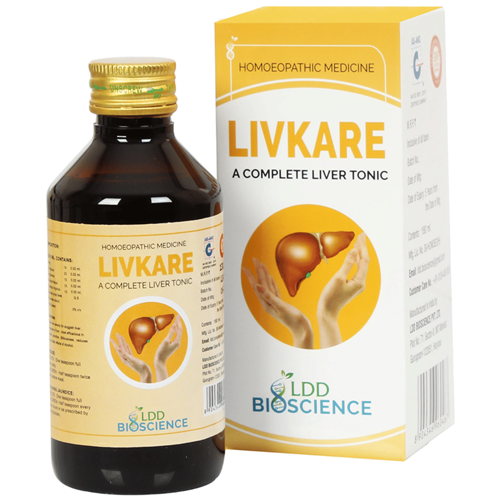 LDD Bioscience Livkare Tonic bottle of 180 ml Tonic