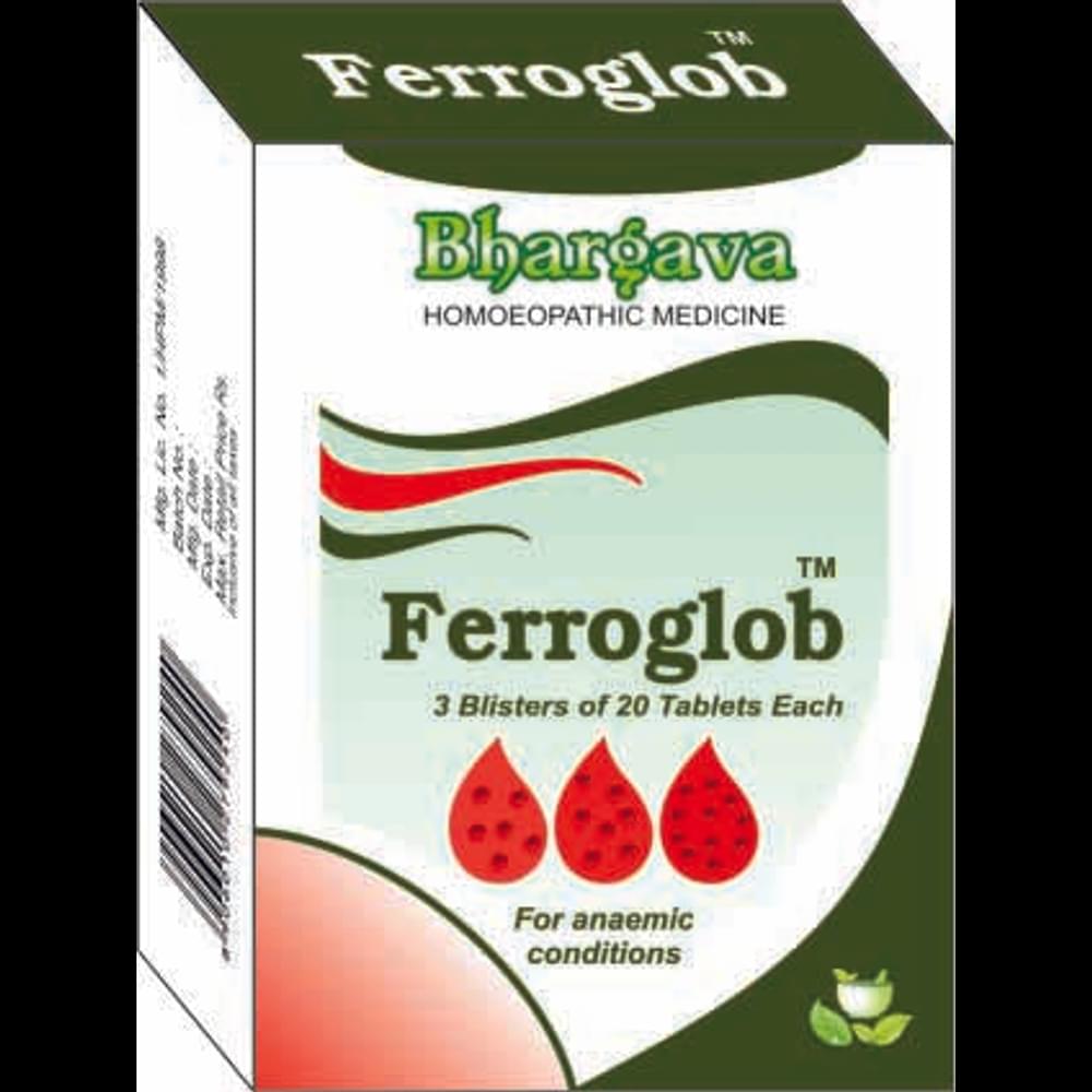 Bhargava Ferroglob Tablet box of 60 tablets Bhargava Ferroglob Tablet box of 60 tablets