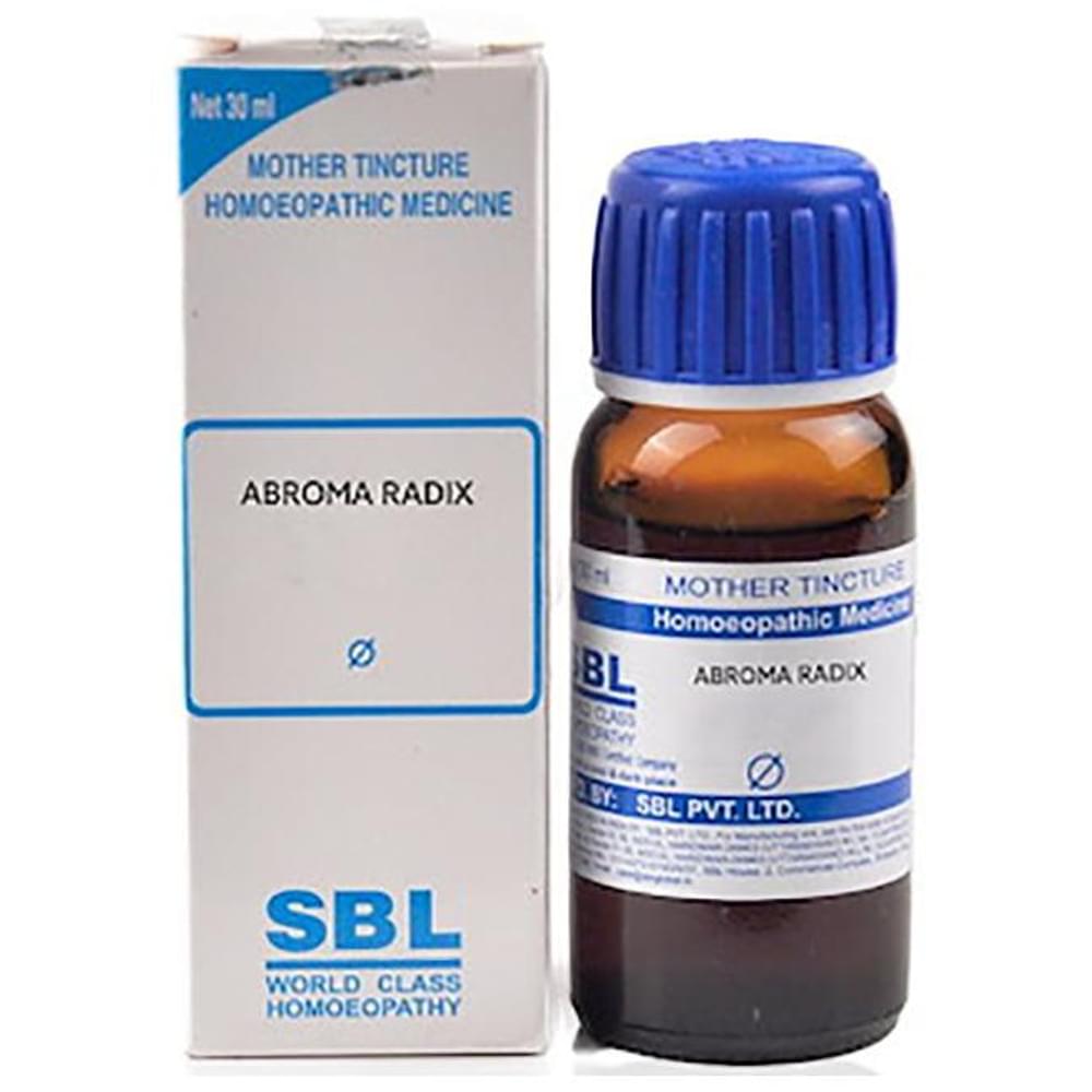 SBL Abroma Radix Mother Tincture Q bottle of 30 ml Mother Tincture