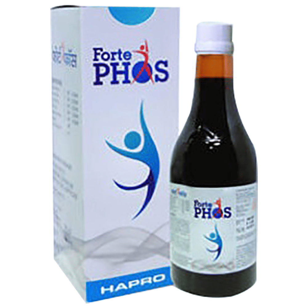 Hapro Forte Phos Syrup bottle of 120 ml Syrup
