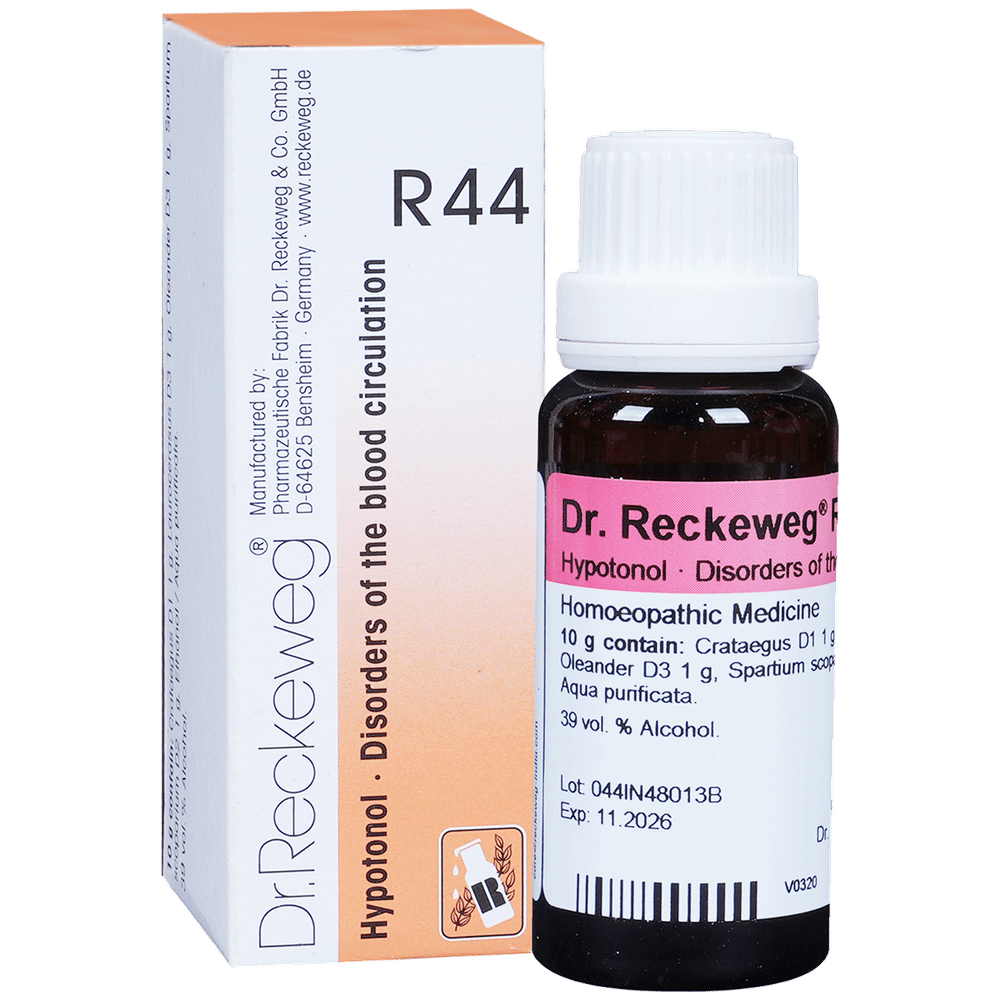 Dr. Reckeweg R44 Disorders Of The Blood Circulation Drop bottle of 22 ml Drop