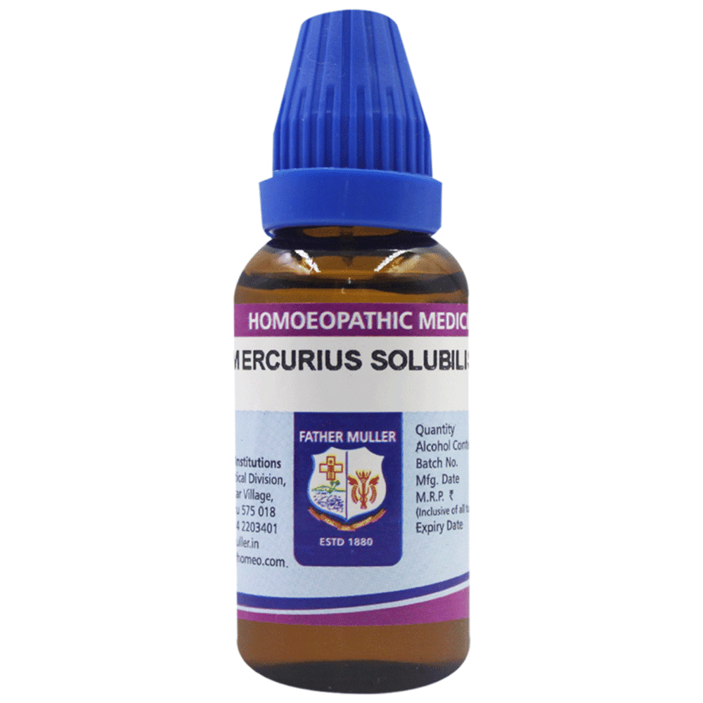 Father Muller Mercurius Solubilis Drop 30C bottle of 30 ml Oral Drops