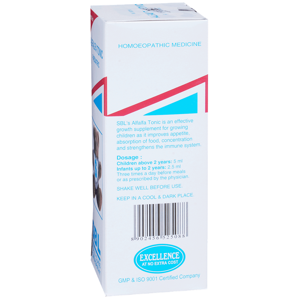 SBL Alfalfa Tonic Paediatric bottle of 180 ml Tonic SBL Alfalfa Tonic Paediatric bottle of 180 ml Tonic