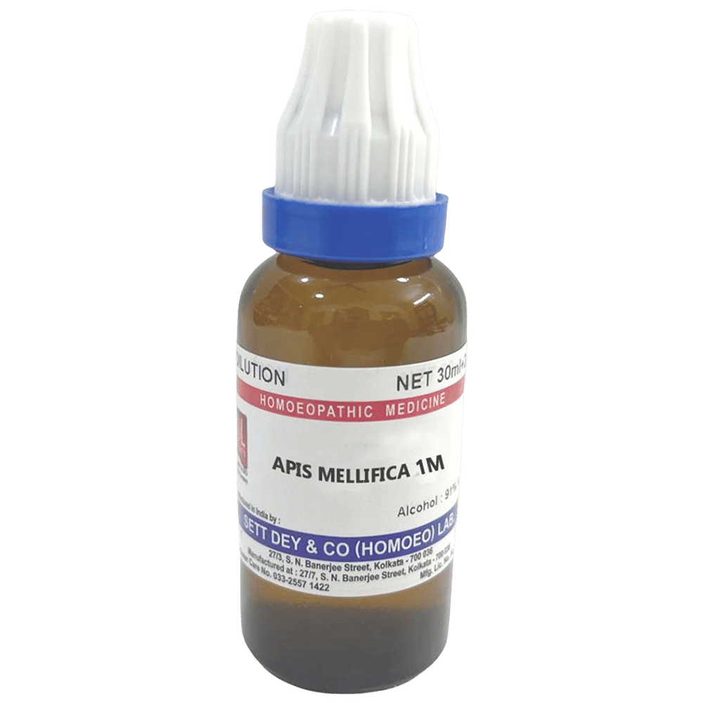 Sett Dey Apis Mellifica Dilution 1M bottle of 30 ml Dilution