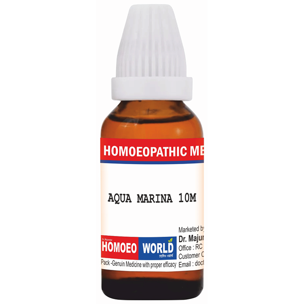 Dr. Majumder Homeo World Aqua Marina Dilution (30ml Each) 10M combo pack of 2 bottles