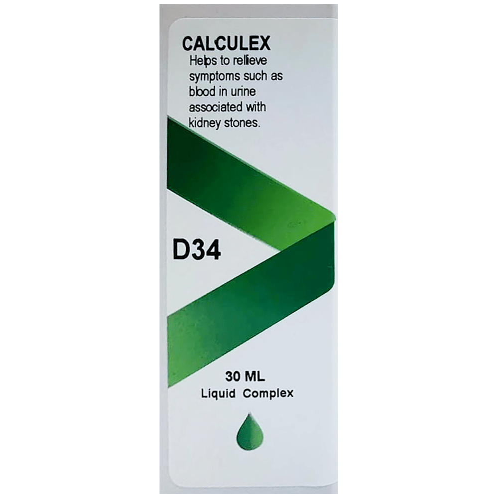 Doliosis D34 Calculex Liquid Complex bottle of 30 ml Drop