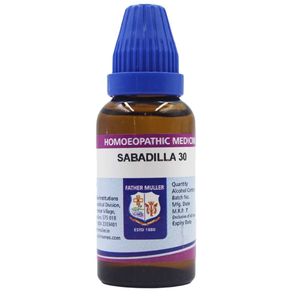 Father Muller Sabadilla Drop 30 bottle of 30 ml Oral Drops