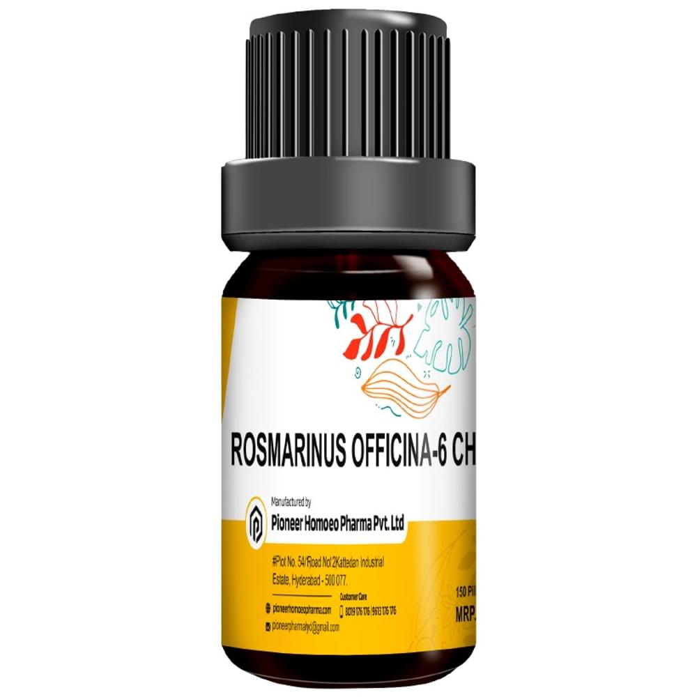 Pioneer Pharma Rosmarinus Officina Globules Pellets Multidose Pills 6 CH bottle of 150 tablets