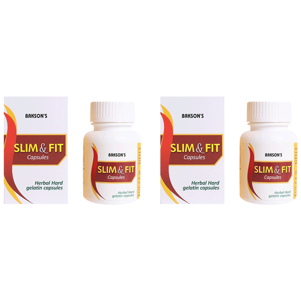 Bakson's Slim & Fit Capsule bottle of 30 capsules