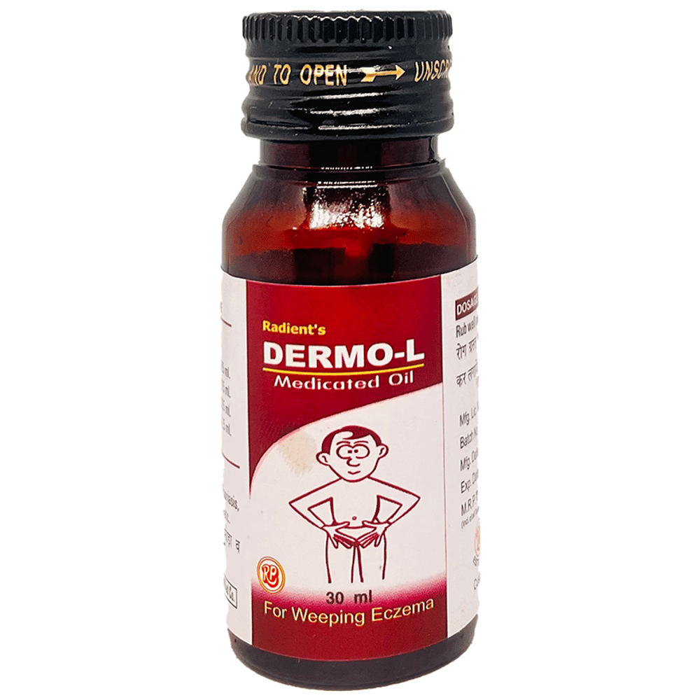 Radient Dermo-L Medicated Oil bottle of 30 ml Oil