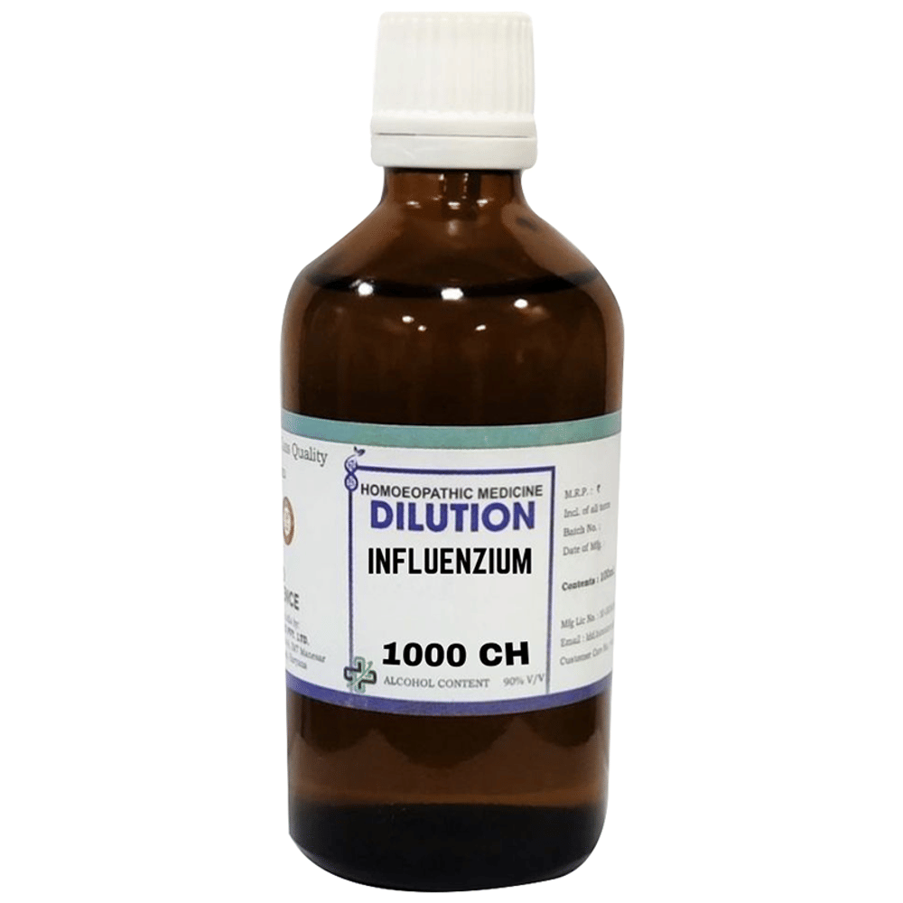 LDD Bioscience Influenzium Dilution 1000 CH bottle of 100 ml Dilution