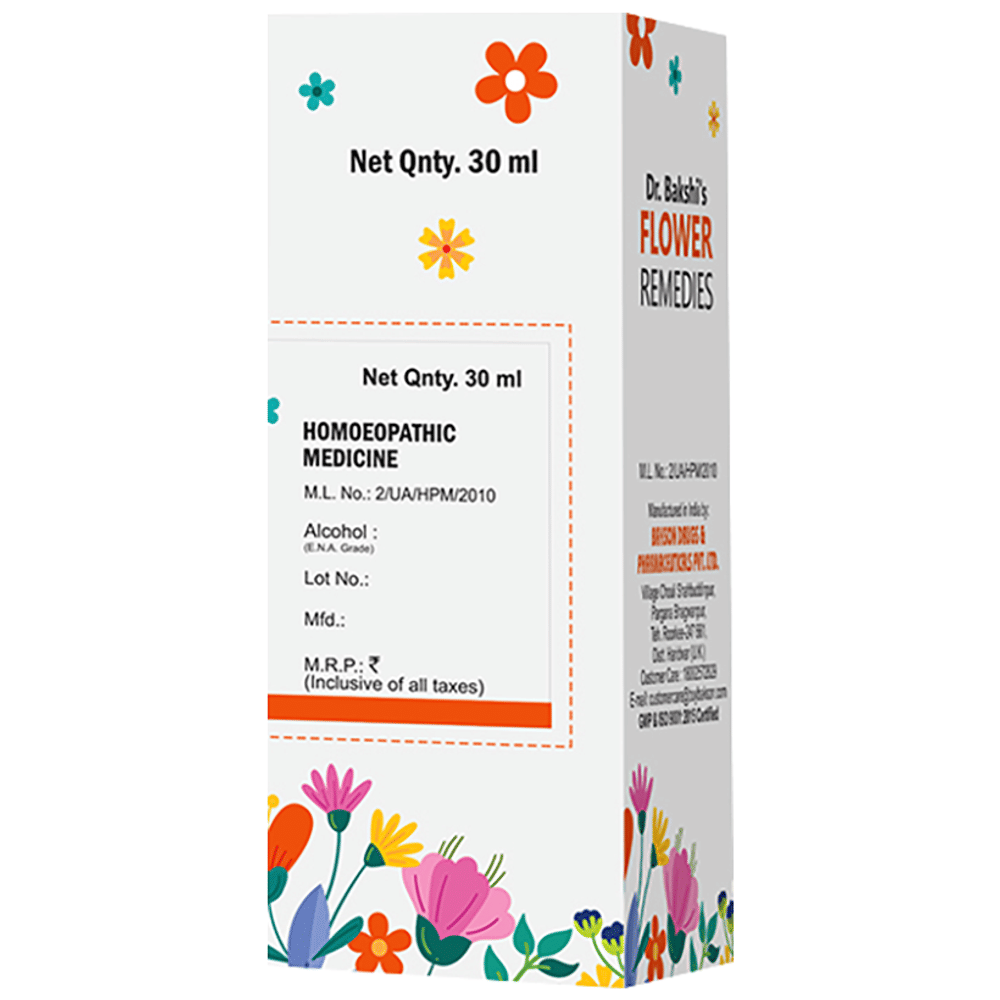 Bakson's Dr. Bakshi's Bach Flower Clematis 6 CH bottle of 30 ml Drop