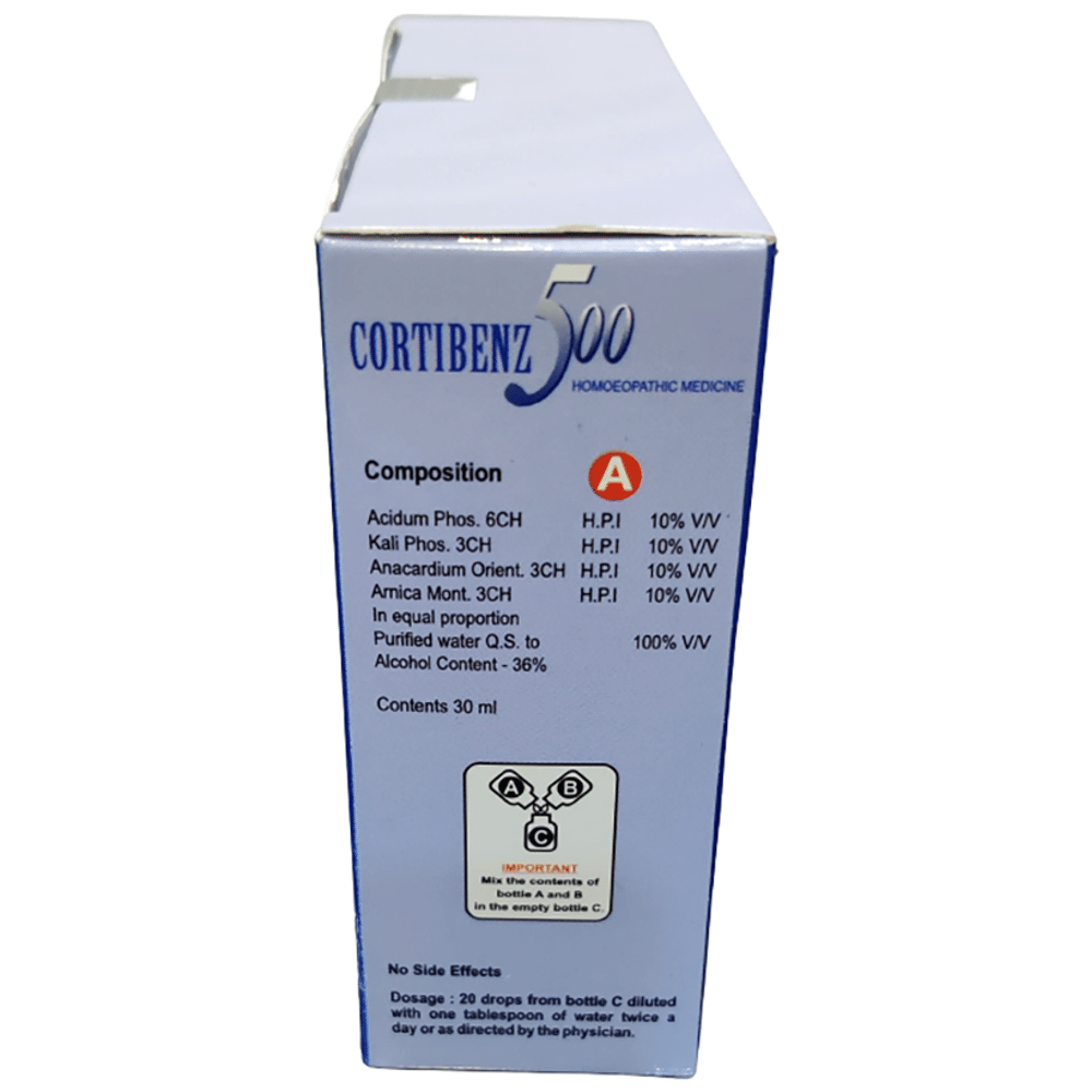 Dr. Wellmans Cortibenz 500 (30ml Each) box of 2 bottles