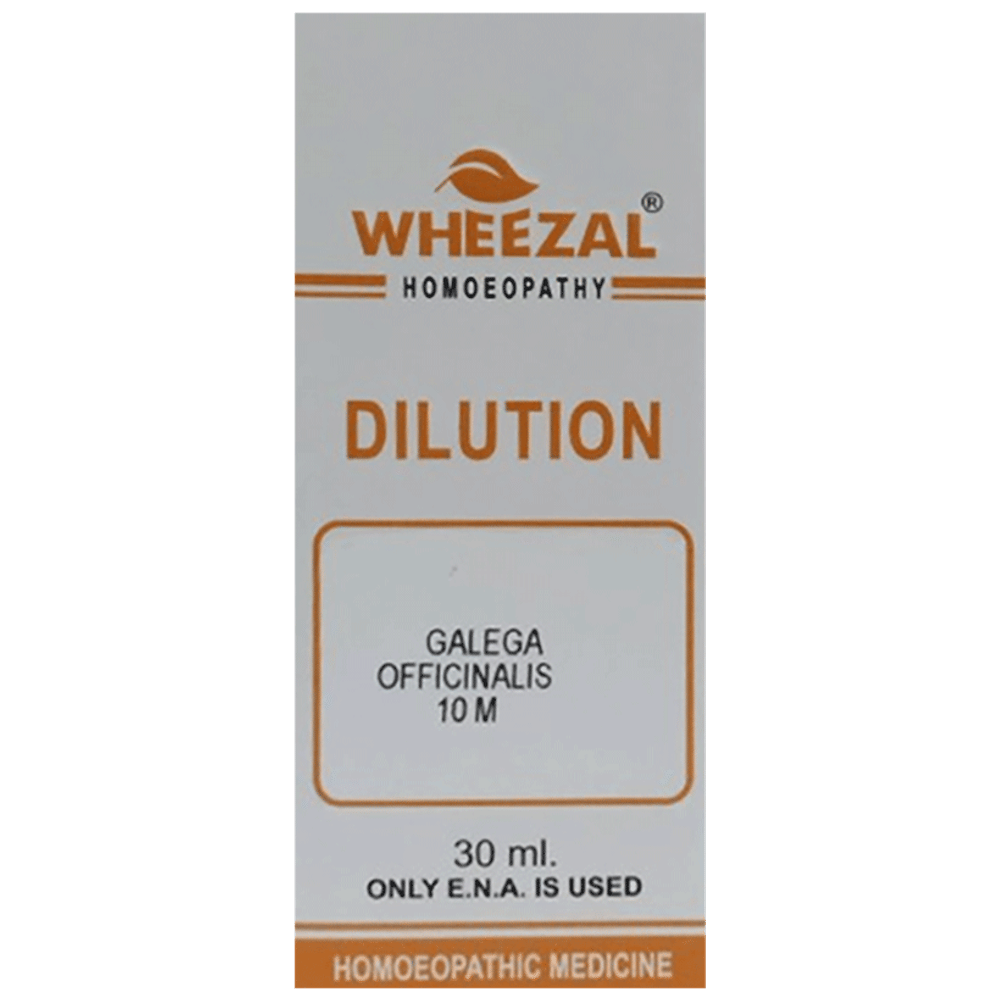 Wheezal Galega Officianalis Dilution 10M bottle of 30 ml Dilution