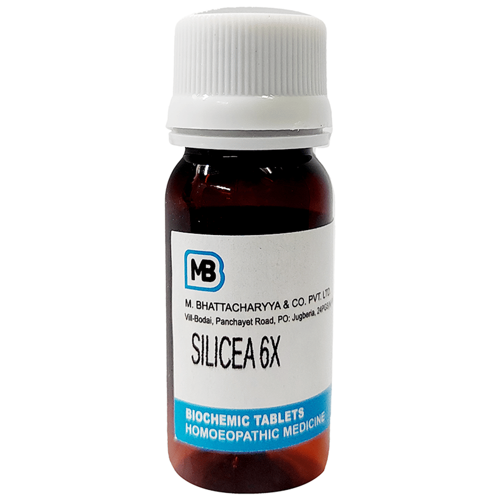 MB Silicea Tablet 6X bottle of 25 gm Tablet