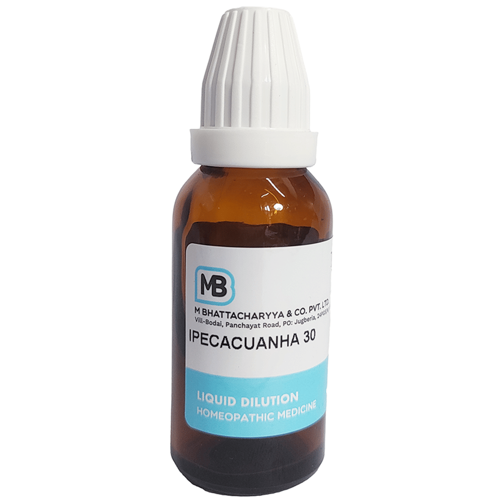 MB Ipecacuanha Dilution 30 bottle of 30 ml Dilution MB Ipecacuanha Dilution 30 bottle of 30 ml Dilution