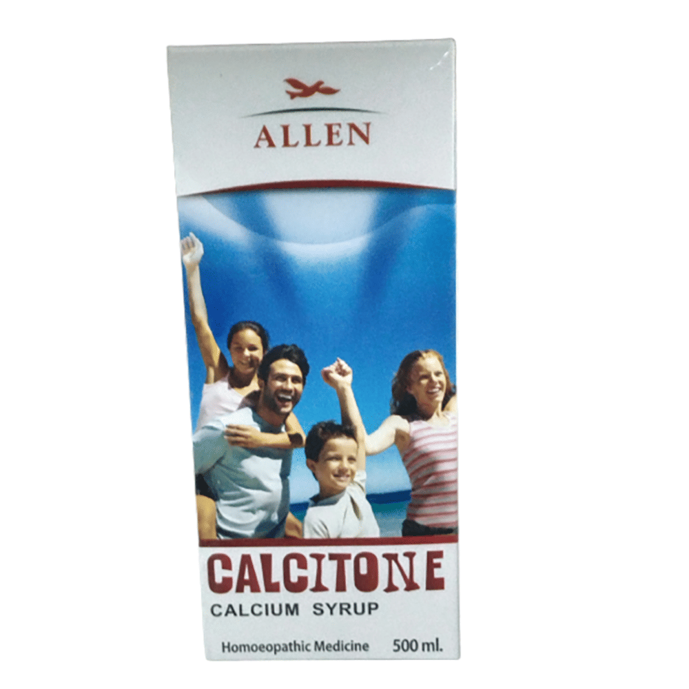 Allen Calcitone Calcium Syrup bottle of 500 ml Syrup