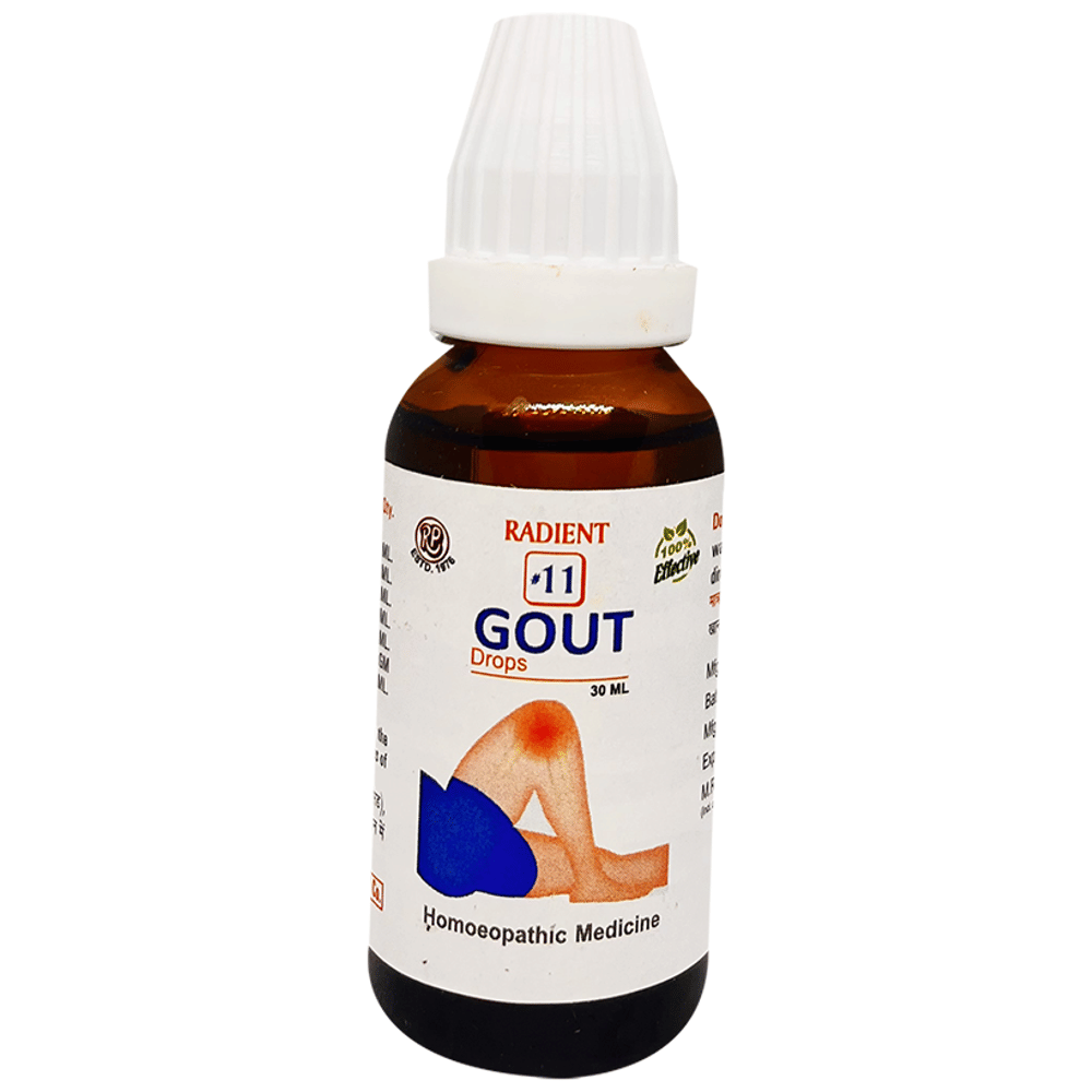 Radient 11 Gout Oral Drops bottle of 30 ml Oral Drops