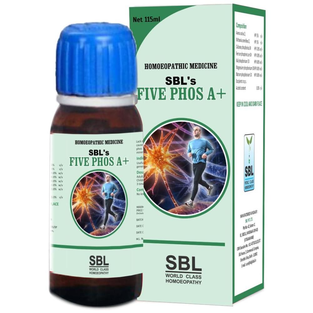 SBL Five Phos A+ Nerve Tonic bottle of 115 ml Tonic